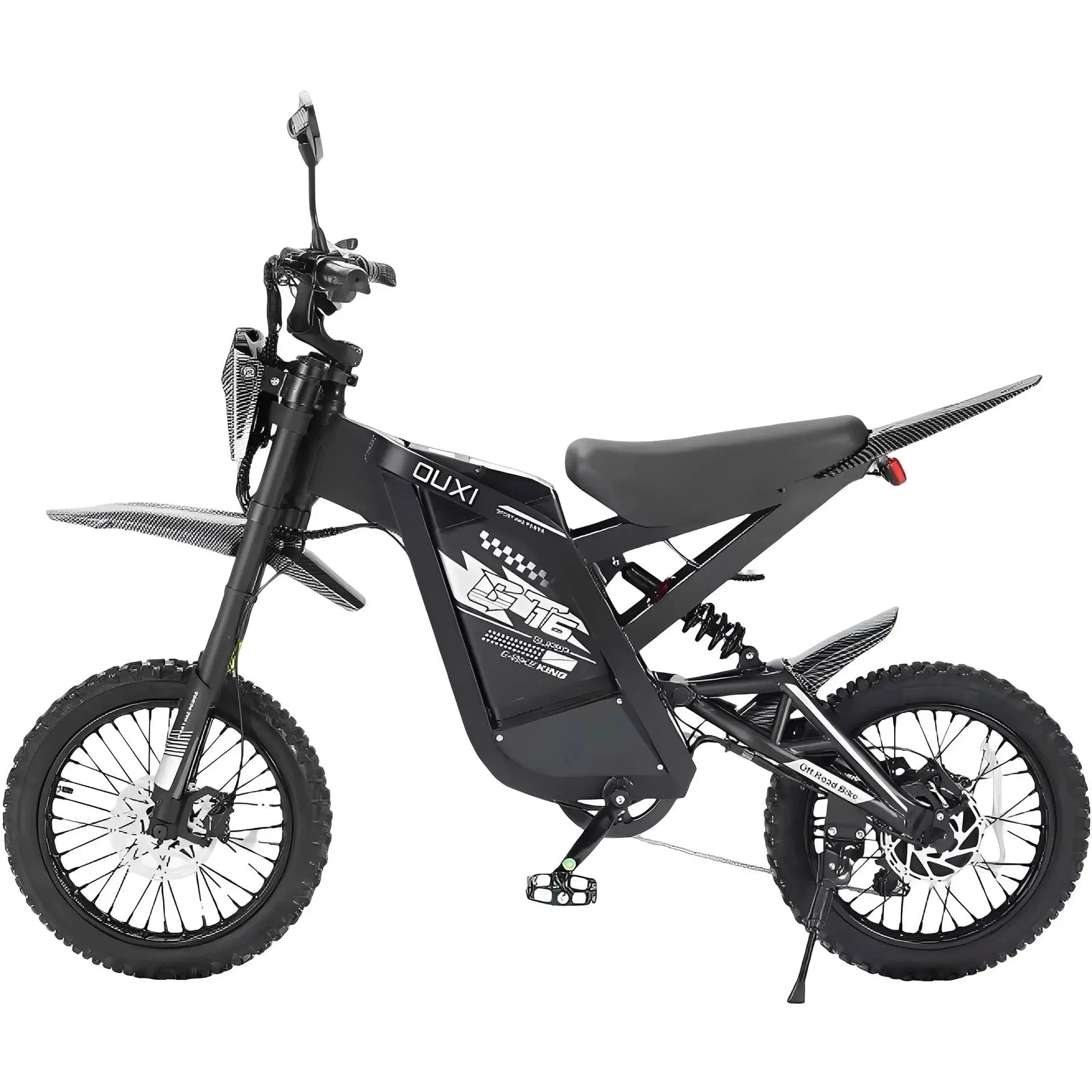 Ouxi GT16 Mini Fatbike - Zwart - Skinnybike - AE-trading