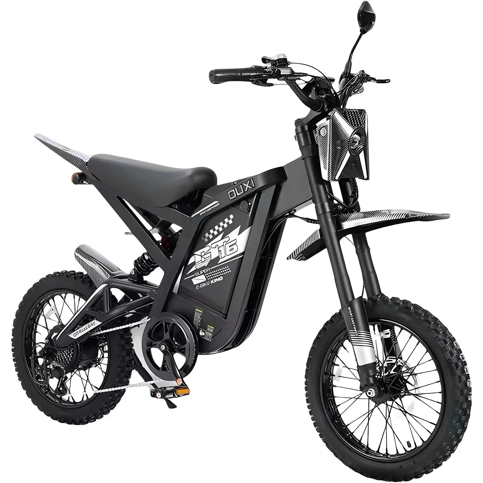 Ouxi GT16 Mini Fatbike - Zwart - Skinnybike - AE-trading