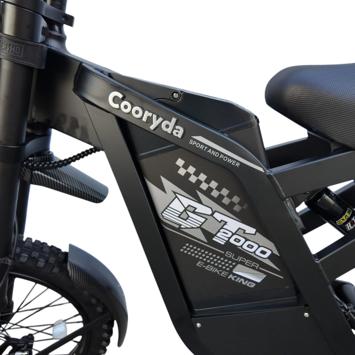 Ouxi GT2000 Fatbike – Zwart/Grijs - Skinnybike - AE-trading