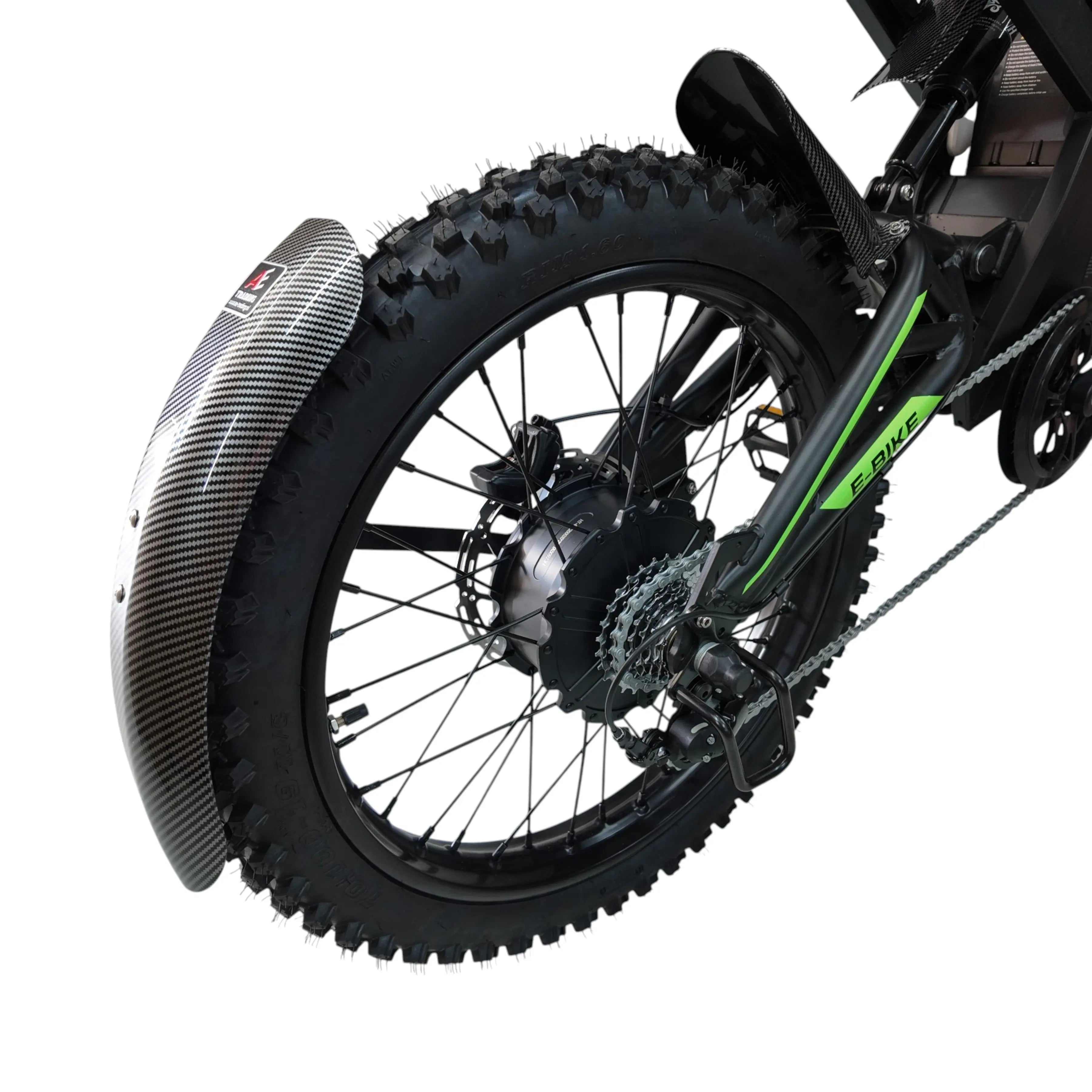 Ouxi GT2000 Fatbike – Zwart/Groen - Skinnybike - AE-trading