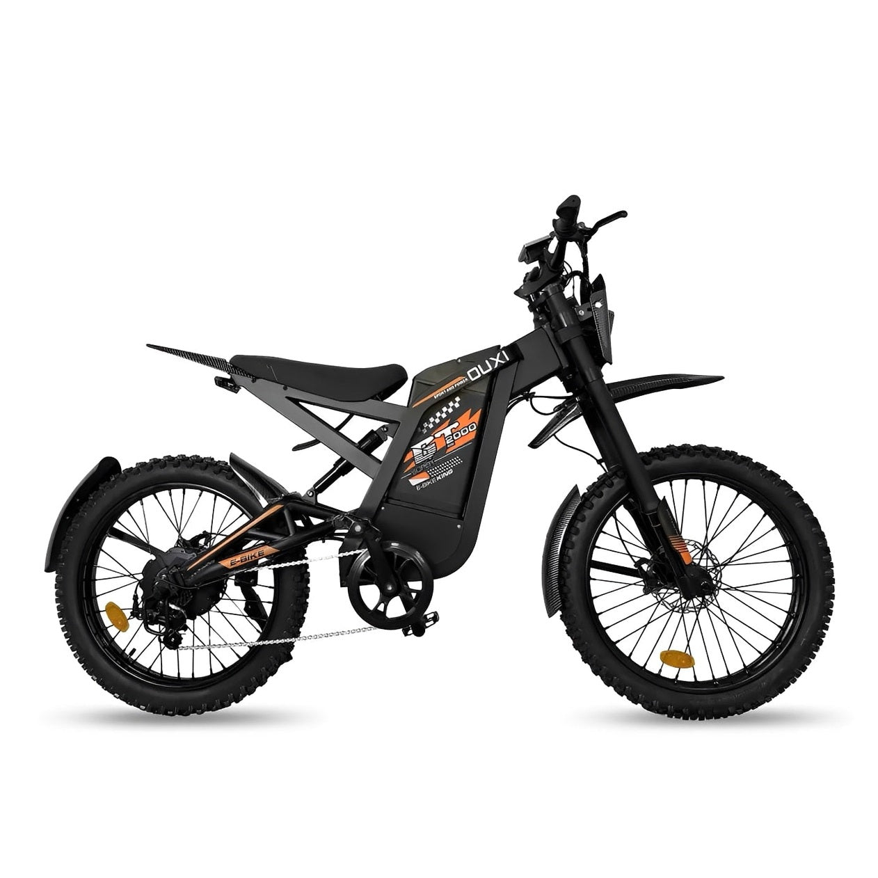 Ouxi GT2000 Fatbike – Zwart/Oranje - Skinnybike - AE-trading