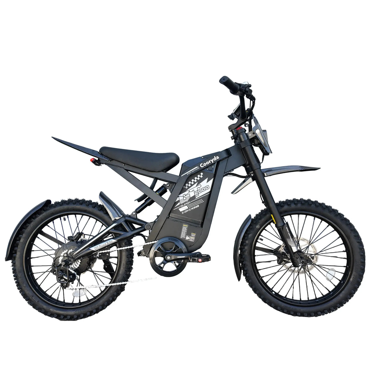 Ouxi GT2000 Fatbike – Zwart/Grijs - Skinnybike - AE-trading