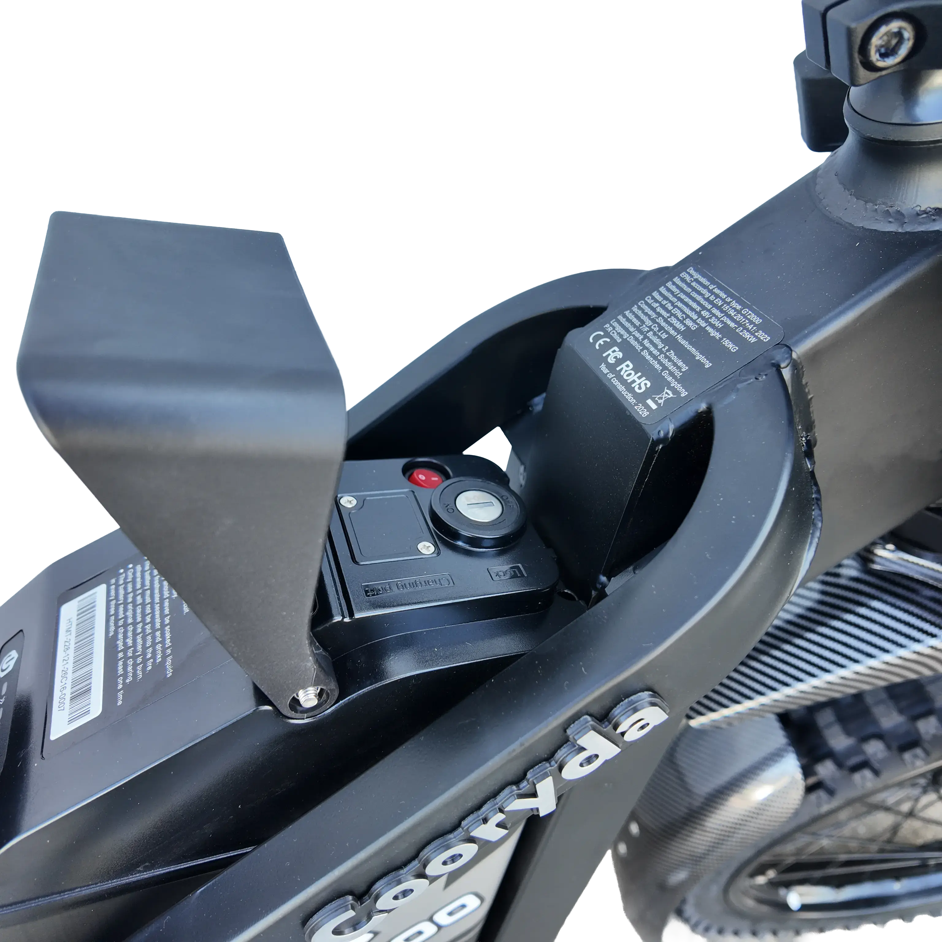 Ouxi GT2000 Fatbike – Zwart/Grijs - Skinnybike - AE-trading