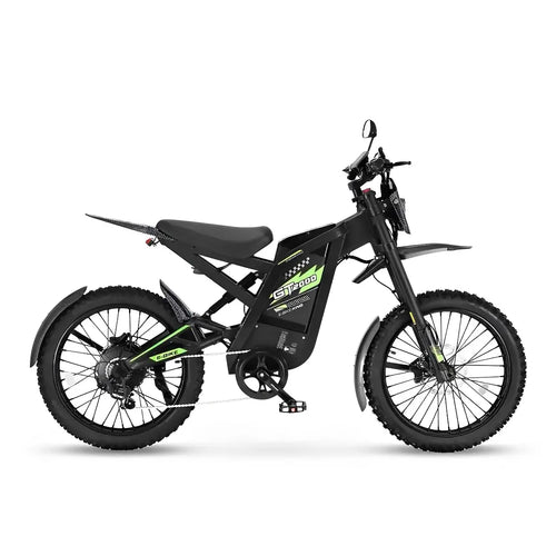 Ouxi GT2000 Fatbike – Zwart/Groen - Skinnybike - AE-trading
