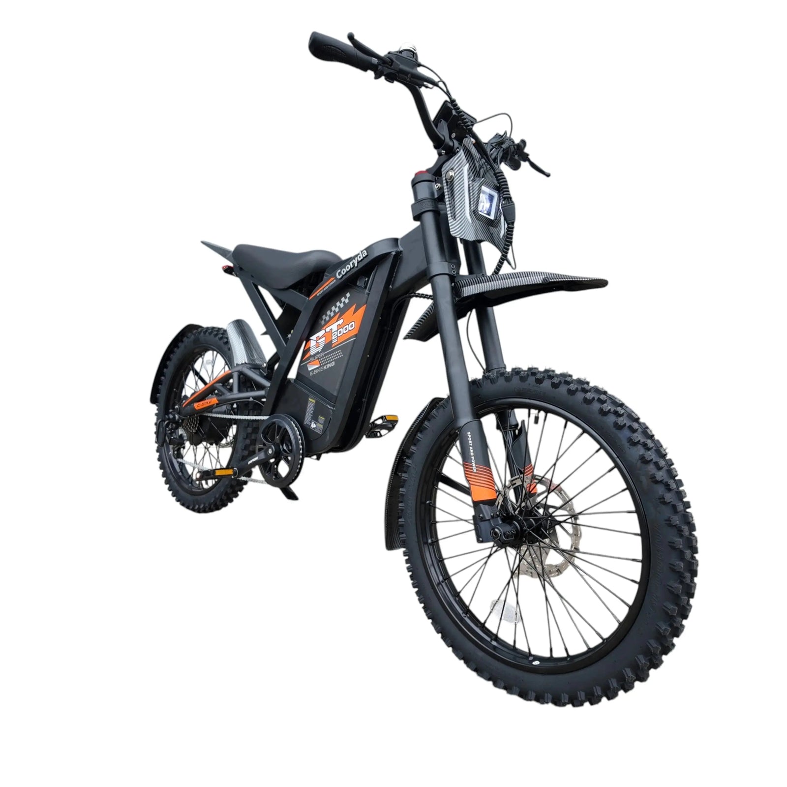 Ouxi GT2000 Fatbike – Zwart/Oranje - Skinnybike - AE-trading