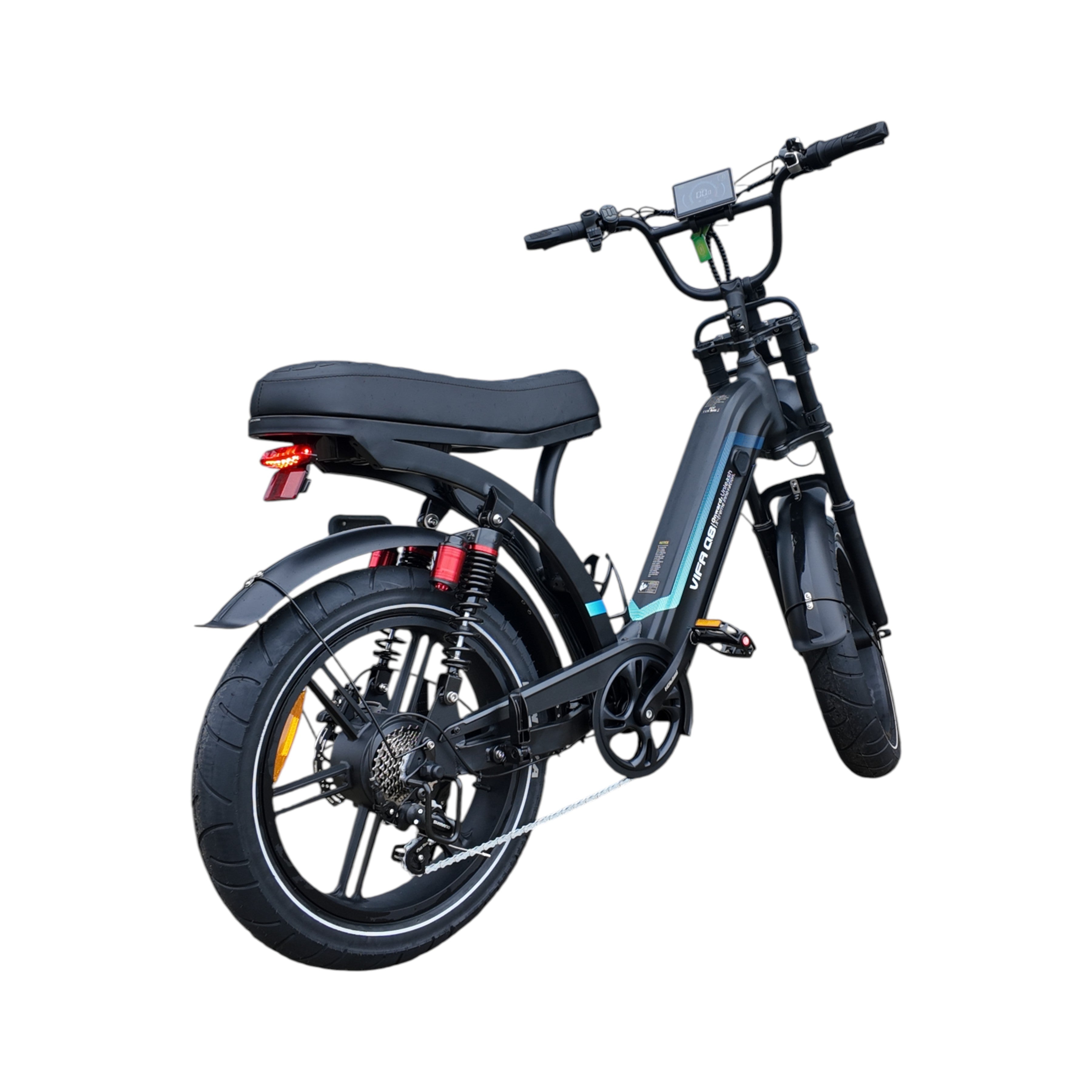 Ouxi Q8 - Zwart - Lage Instap - Elektrische Fatbike - AE-trading