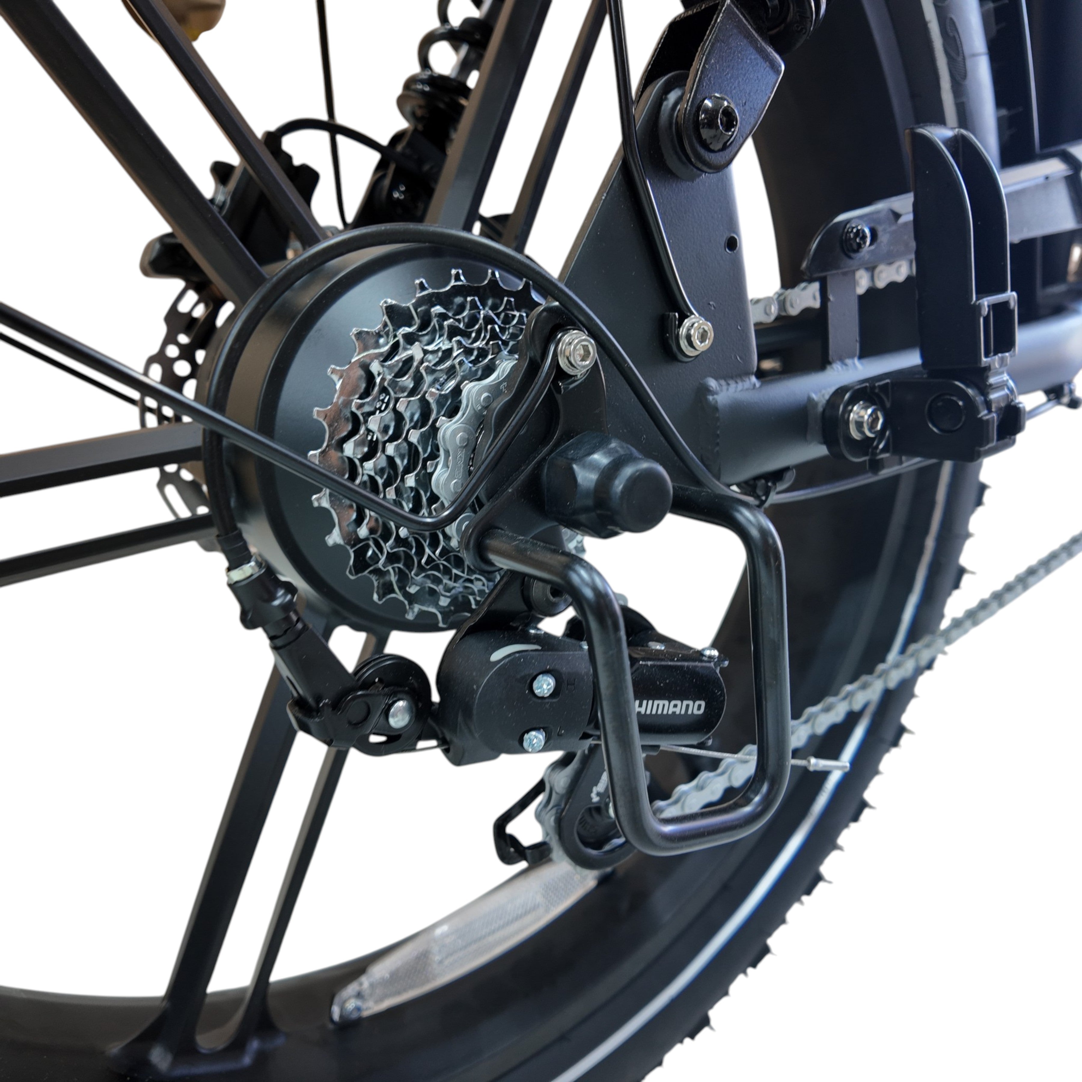 Ouxi V8 Pro Max 24 Inch Fatbike - Zwart - Dubbele Accu - AE-trading