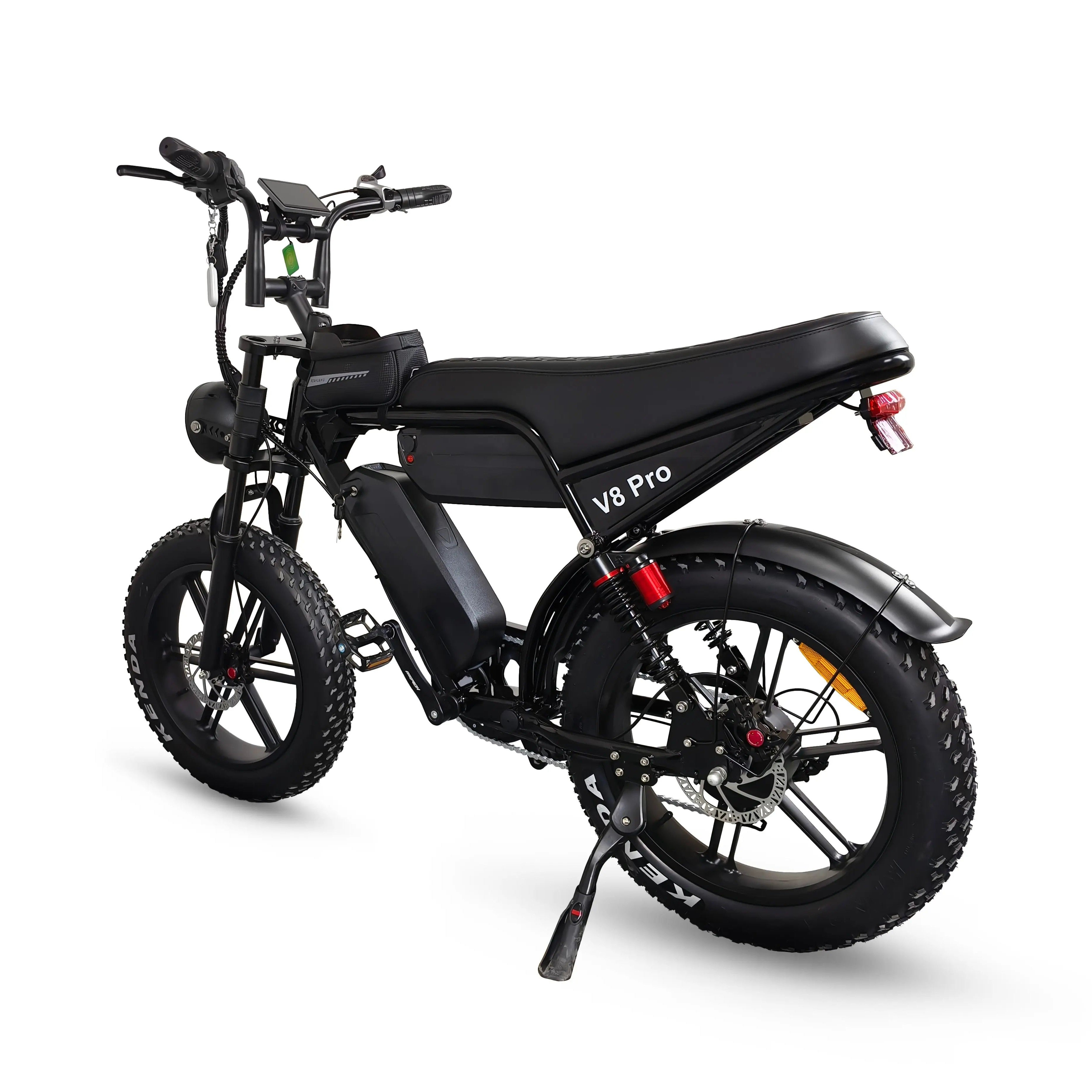 Ouxi V8 Pro Max 24 Inch Fatbike - Zwart - Dubbele Accu - AE-trading