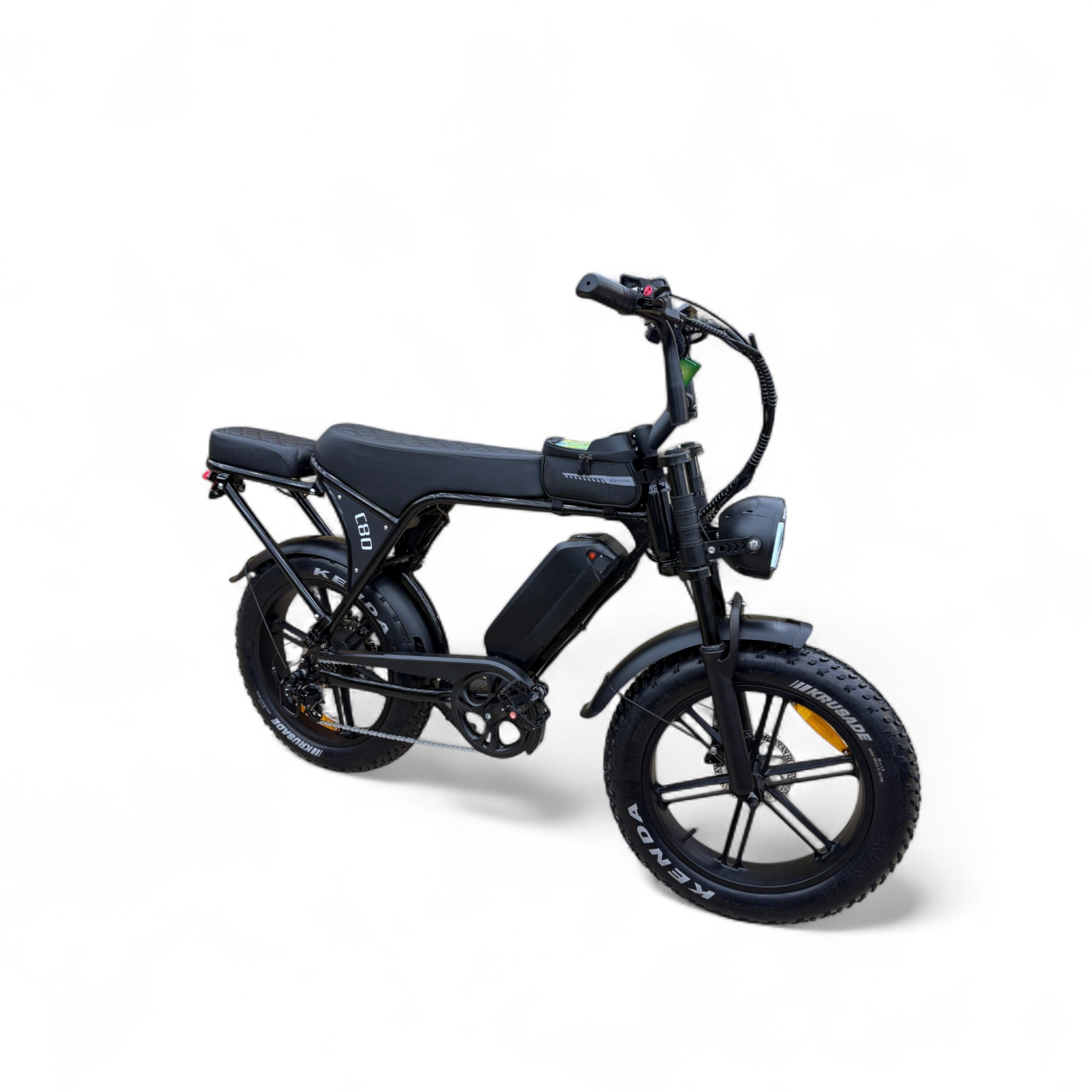 Ouxi C80 V8 6.0 Fatbike Zwart met Hydraulische Remmen & NFC 2025 - AE-trading