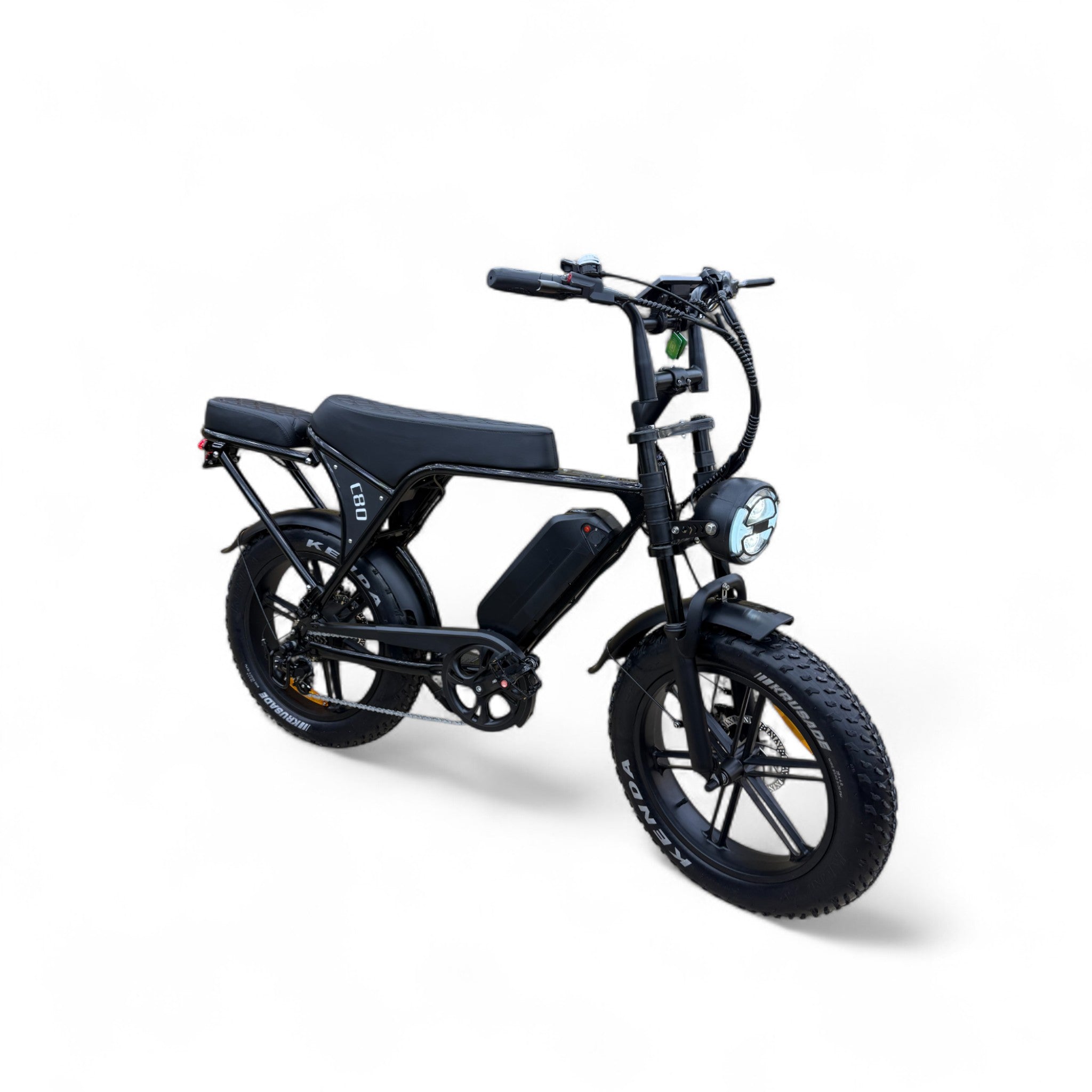 Ouxi C80 V8 6.0 Fatbike Zwart met Hydraulische Remmen & NFC 2025 - AE-trading