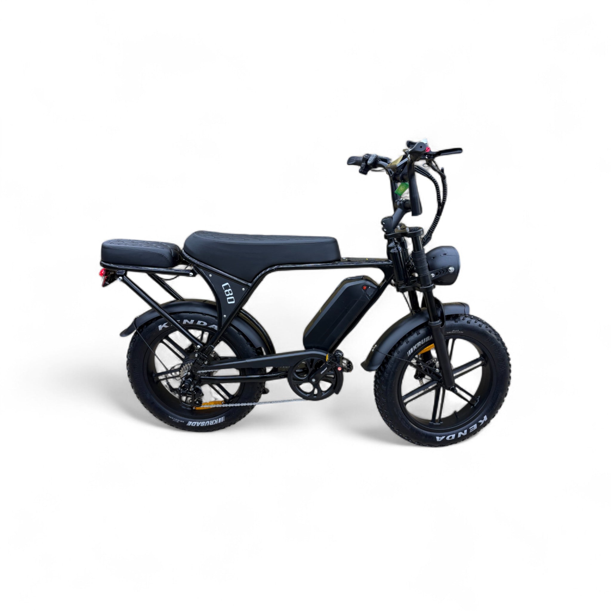 Ouxi C80 V8 6.0 Fatbike Zwart met Hydraulische Remmen & NFC 2025 - AE-trading