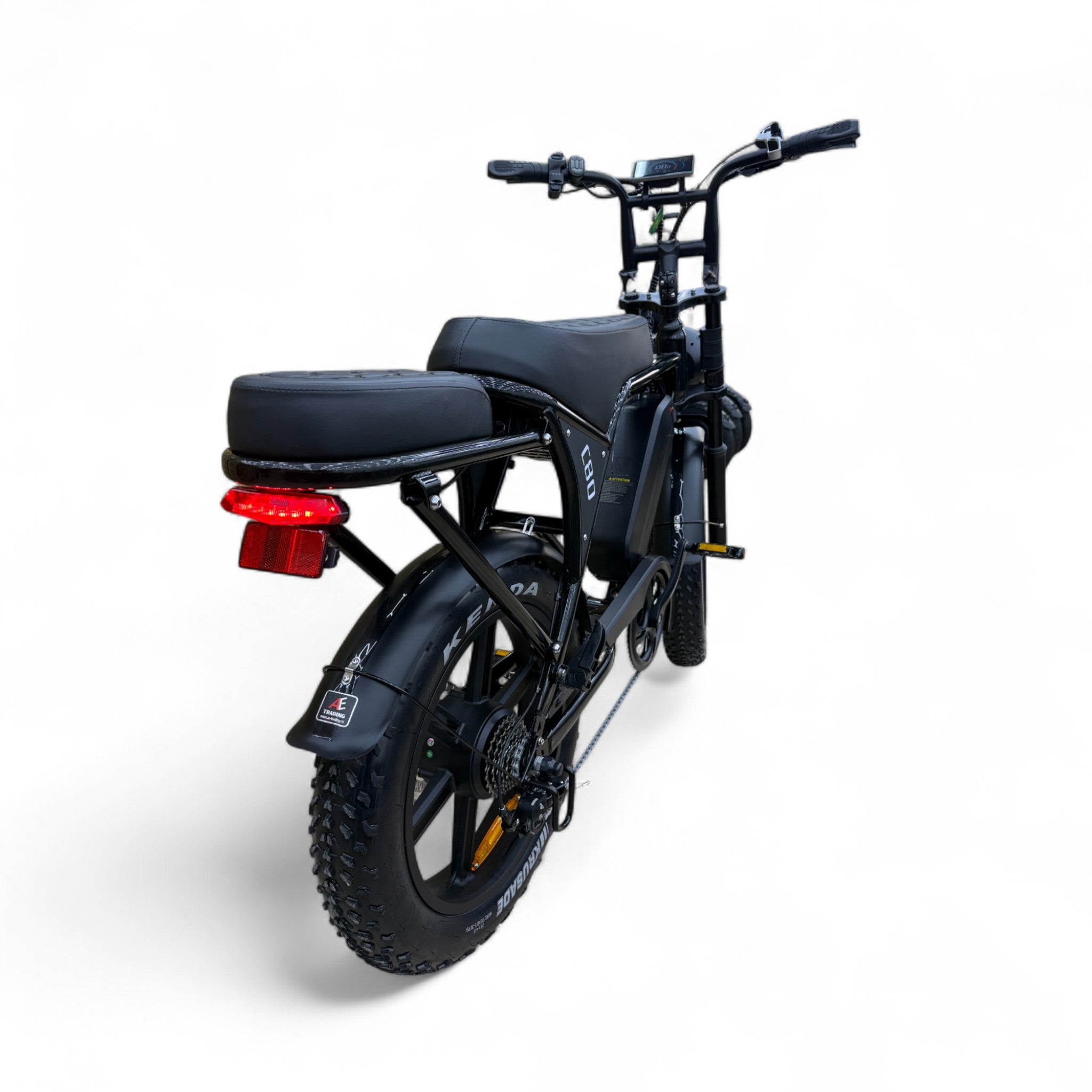 Ouxi C80 V8 6.0 Fatbike Zwart met Hydraulische Remmen & NFC 2025 - AE-trading