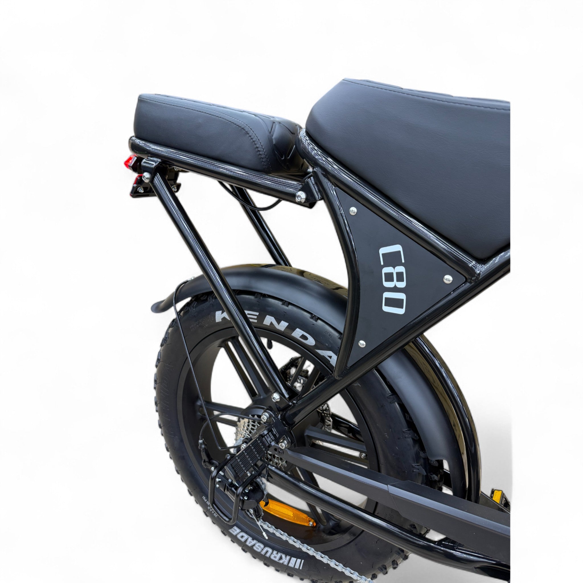 Ouxi C80 V8 6.0 Fatbike Zwart met Hydraulische Remmen & NFC 2025 - AE-trading