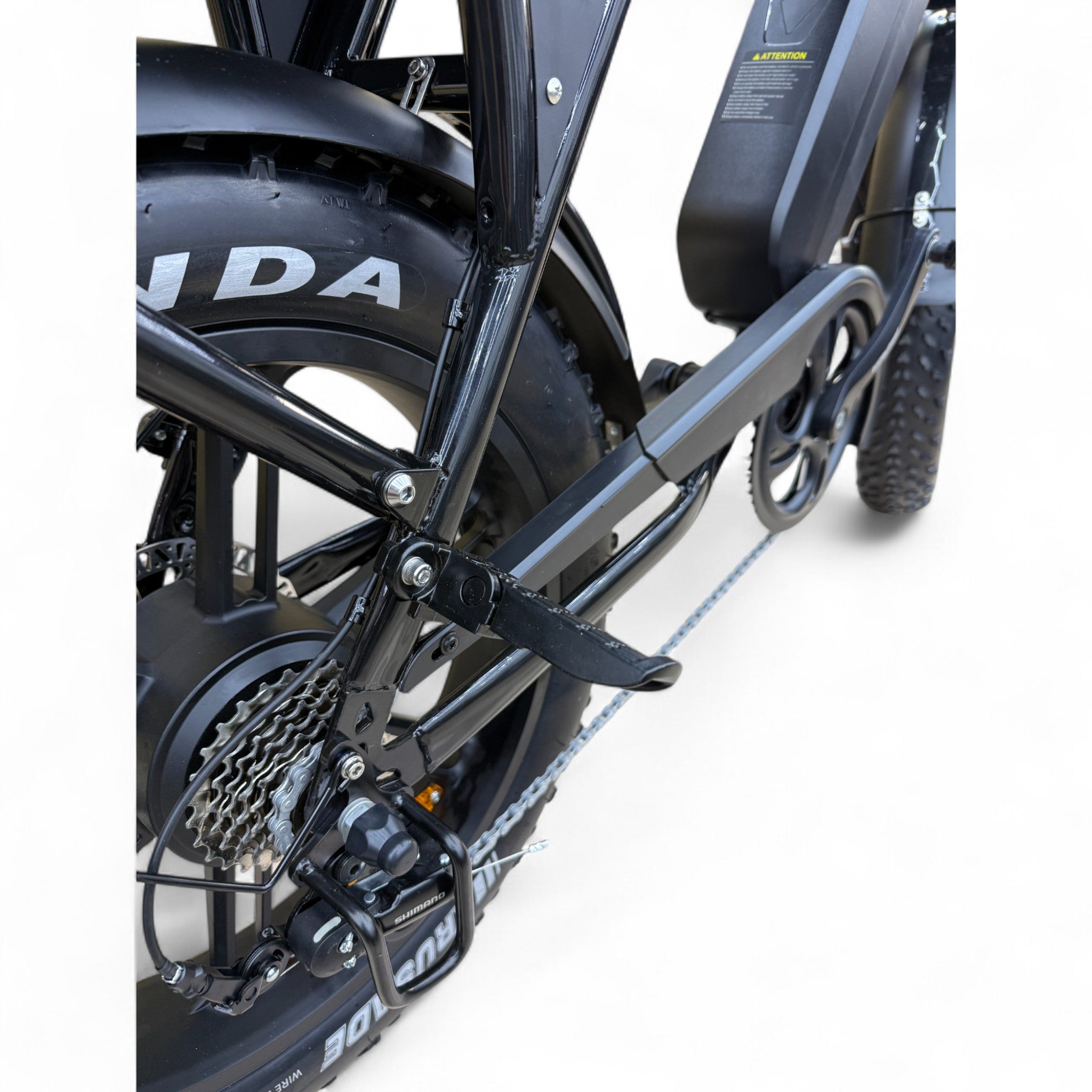 Ouxi C80 V8 6.0 Fatbike Zwart met Hydraulische Remmen & NFC 2025 - AE-trading