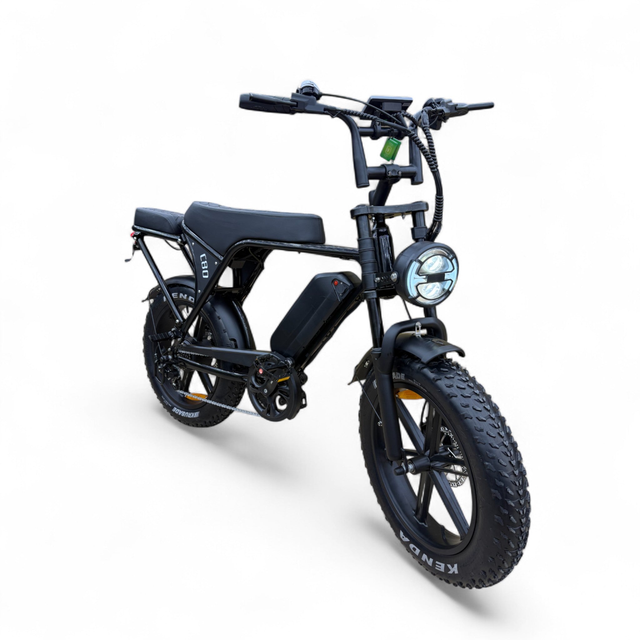 Ouxi C80 V8 6.0 Fatbike Zwart met Hydraulische Remmen & NFC 2025 - AE-trading