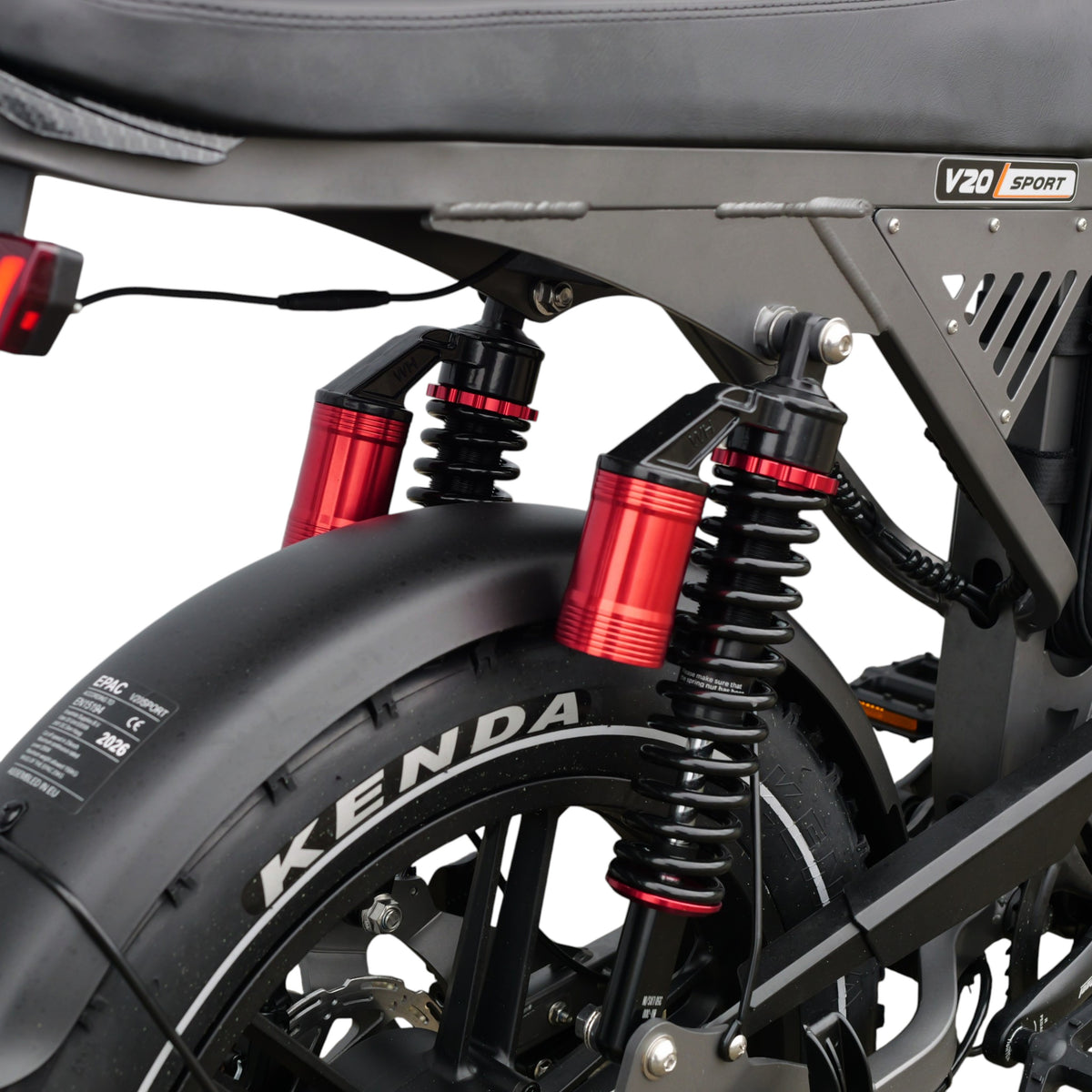 QmWheel V20 Sport - Fatbike - Silver Grey - 2026