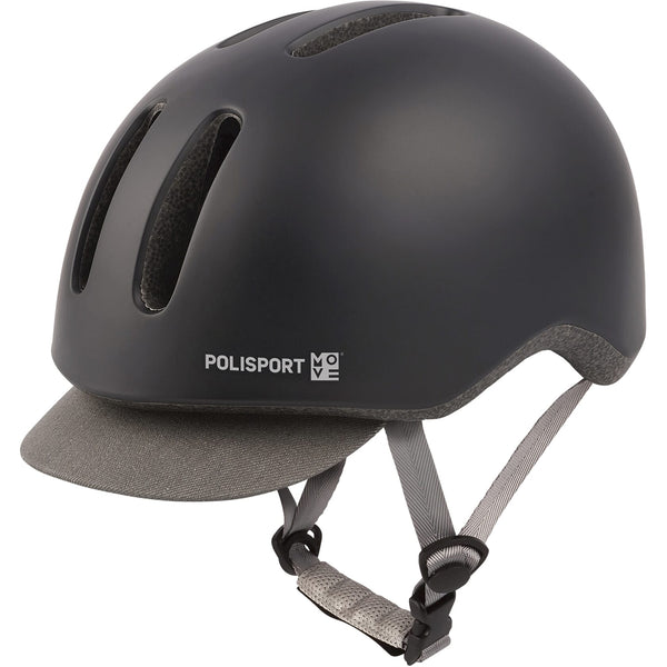 Polisport helm Commuter L 58-61 cm black matte - AE-trading