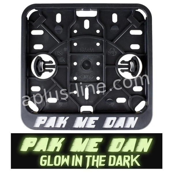 Bromfietskentekenplaathouders Liggend Bsf Pak Me Dan (Glow In The Dark) - AE-trading