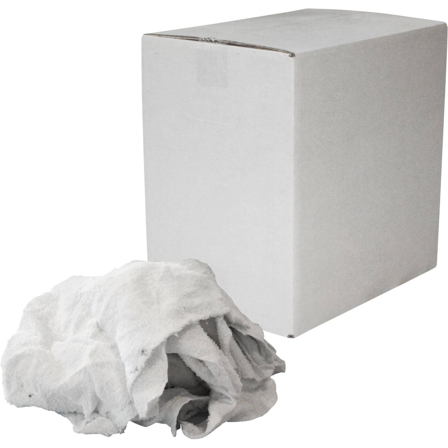 ds poetsdoeken Badstof wit 5 kg - AE-trading