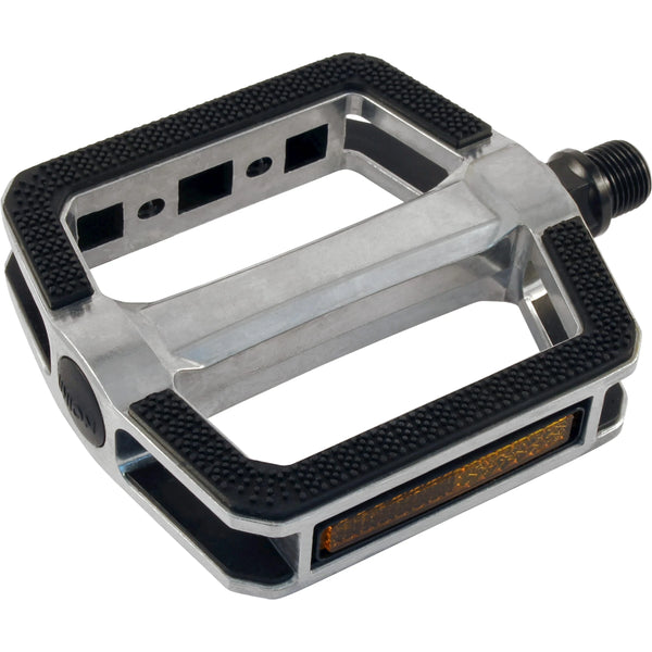 Union pedalen SP-180 alu zilver zwarte inleg op kaart - AE-trading