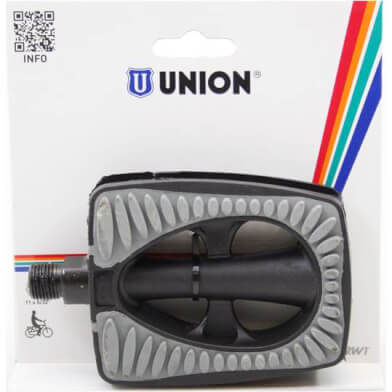 Union pedalen 808 anti-slip zwart grijze inleg op kaart - AE-trading