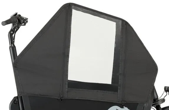 Cangoo Regenhuif Zwart – Bescherming tegen Regen en Wind voor Buzz Bakfiets - AE-trading