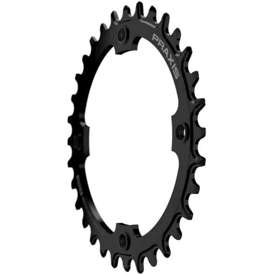 Praxis kettingblad 1x E-Ring 104BCD M8 36t staal zwart - AE-trading