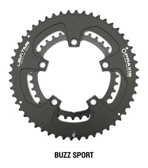 Praxis kettingblad Buzz Sport 110BCD 48/32t zwart - AE-trading