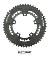 Praxis kettingblad Buzz Sport 110BCD 52/36t zwart - AE-trading