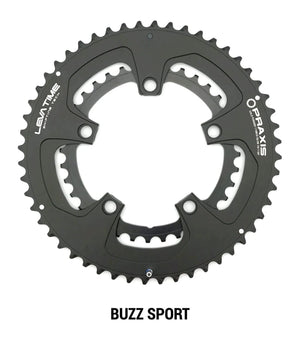 Praxis kettingblad Buzz Sport 110BCD 52/36t zwart - AE-trading