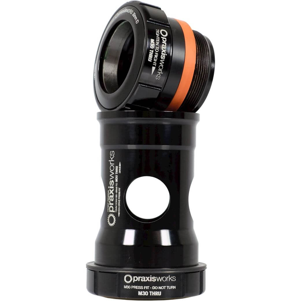 Praxis trapas adapter M30-Thru BB30 PF30 MTB 73mm - AE-trading