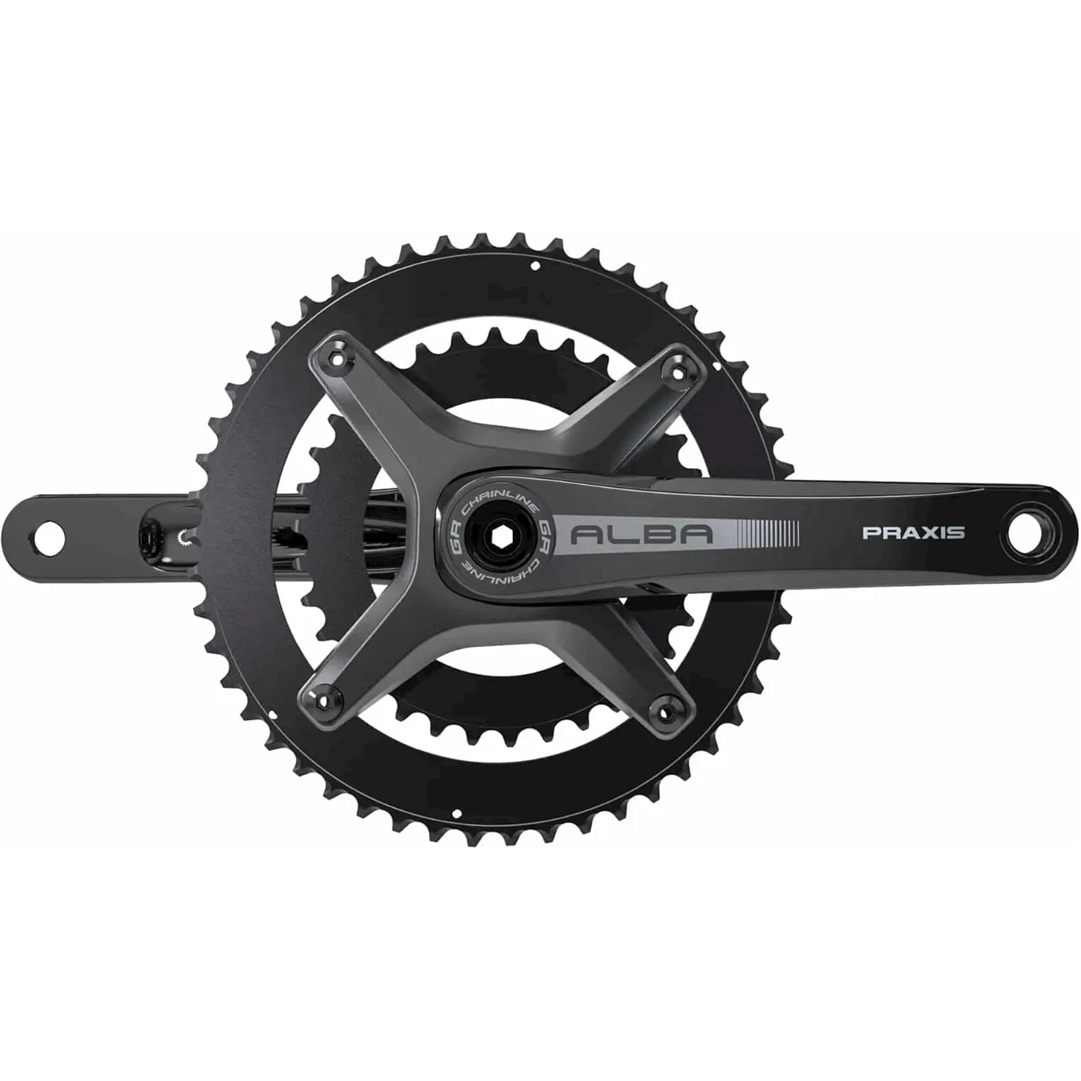Praxis crankstel Alba-GR M30 172,5mm 48/32T LT2 10/11/12sp - AE-trading
