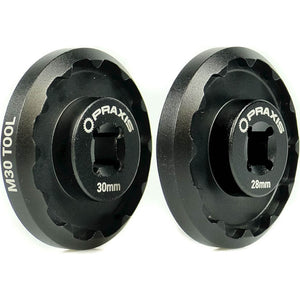 Praxis bottom bracket gereedschap M30 zwart - AE-trading