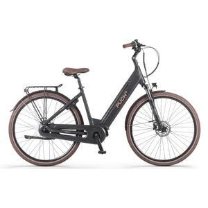PUCH E-Dance S N7 Elektrische Fiets - Damesfiets - Mat Zwart - Lage instap - Ananda M80 - 7-versnellingen - E-bike - AE-trading