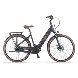 PUCH E-Dance S N7 Elektrische Fiets - Damesfiets - Mat Zwart - Lage instap - Ananda M80 - 7-versnellingen - E-bike - AE-trading