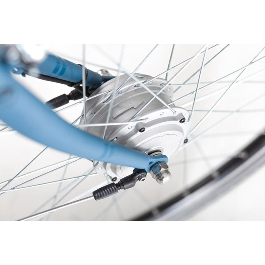 PUCH E-Folk N3 – Elektrische Unisex Stadsfiets – 28 inch- Zwart– Voorwielmotor – Shimano Nexus 3 Versnellingen – 468 Wh Accu - AE-trading