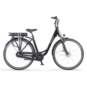 PUCH E-Folk N3 – Elektrische Unisex Stadsfiets – 28 inch- Zwart– Voorwielmotor – Shimano Nexus 3 Versnellingen – 468 Wh Accu - AE-trading