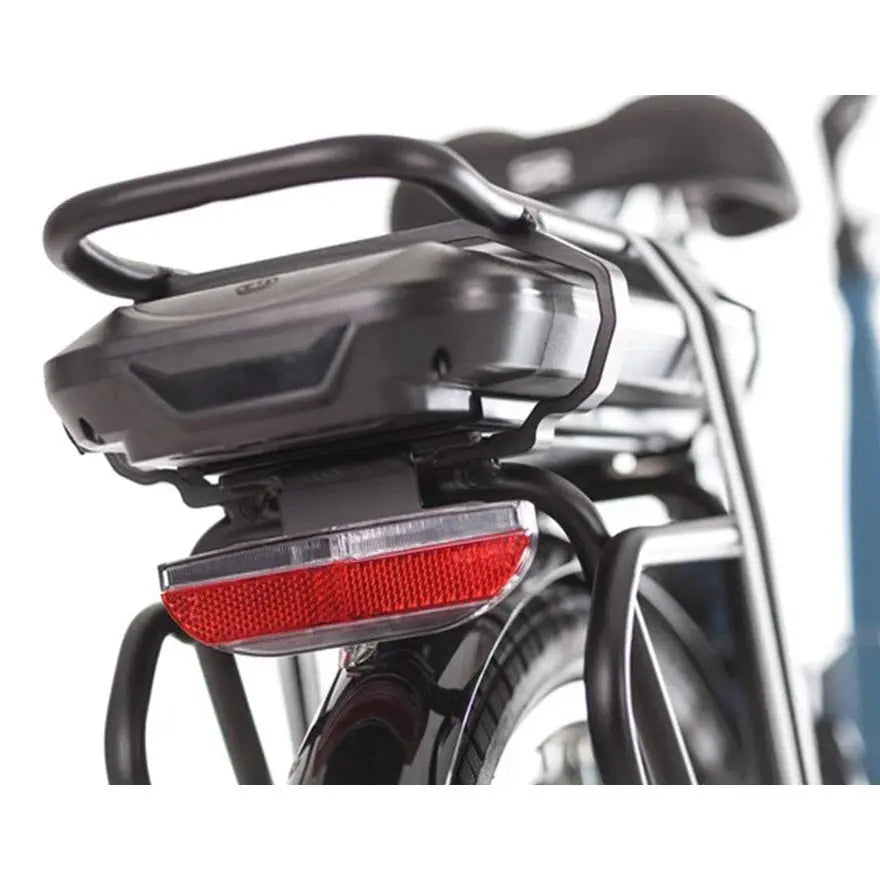 PUCH E-Folk N3 – Elektrische Unisex Stadsfiets – 28 inch- Mat Blauw – Voorwielmotor – Shimano Nexus 3 Versnellingen – 468 Wh Accu - AE-trading