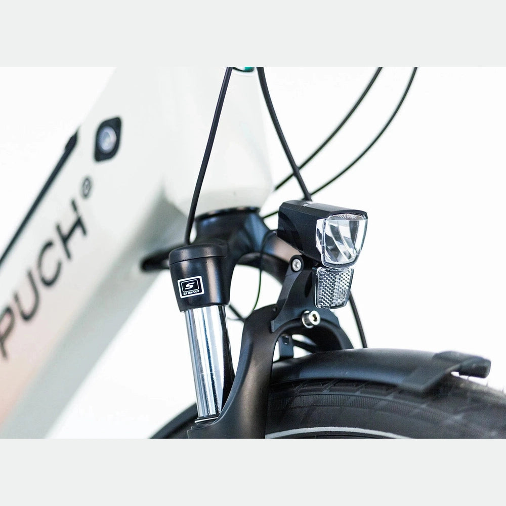 PUCH E-Modern Basic N7 Elektrische Fiets – Damesfiets – Silk Grey - E-bike