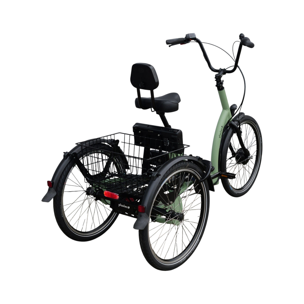Pfautec Eno FM - Elektrische driewieler - 324 Wh - Lichtgroen - AE-trading