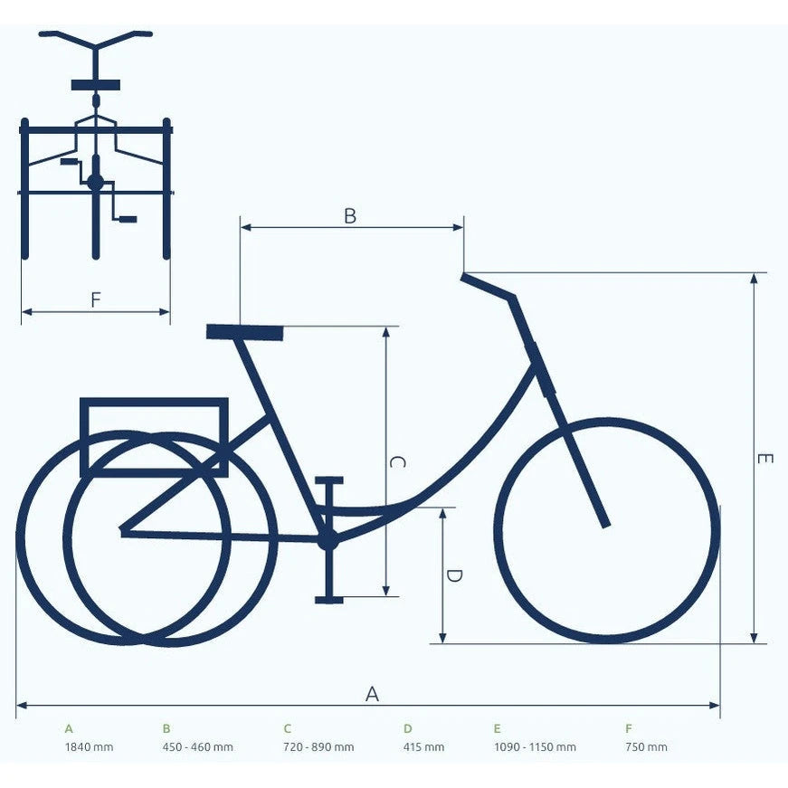 Pfautec Lano FM – Grafiet Metallic – 324Wh – Elektrische Driewieler - AE-trading