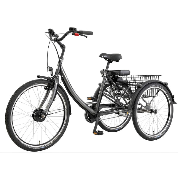 Pfautec Lano FM – Elektrische driewieler - 504Wh - Grafietgrijs - AE-trading