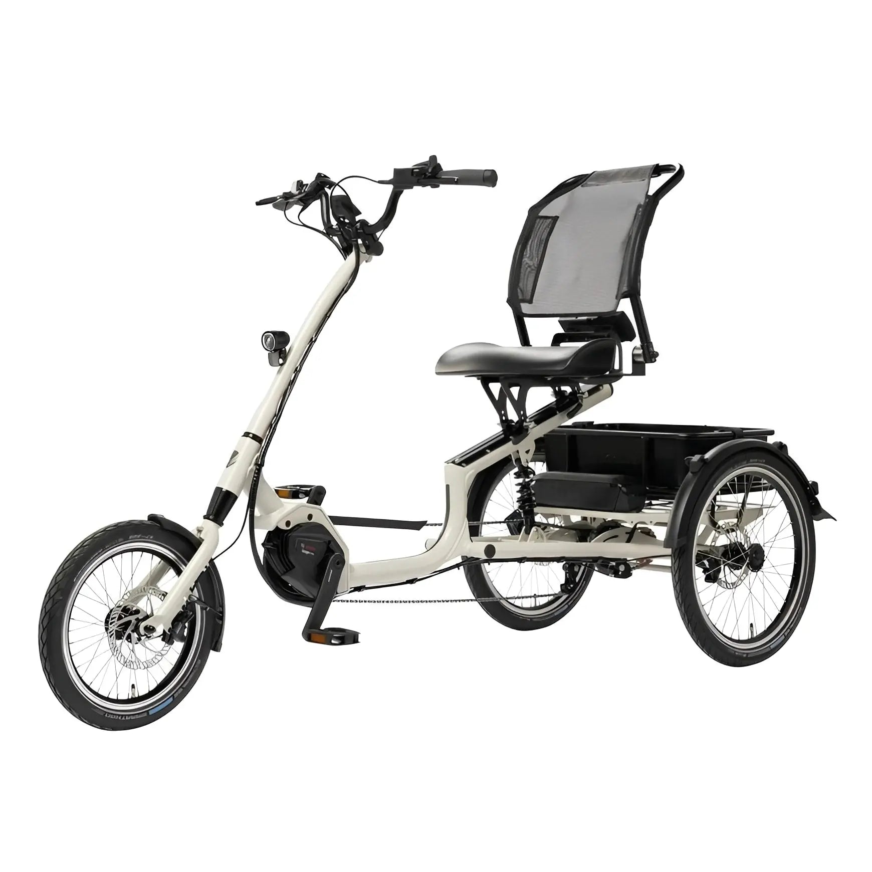 Pfautec Scoobo+ – Elektrische Driewieler – 545Wh – Zijdegrijs - AE-trading
