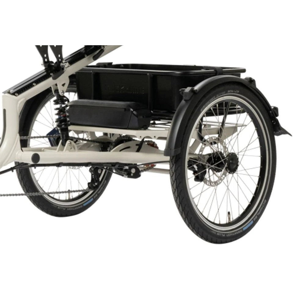 Pfautec Scoobo+ – Zijdegrijs – 545Wh – Bosch Performance CX – Elektrische Driewieler - AE-trading