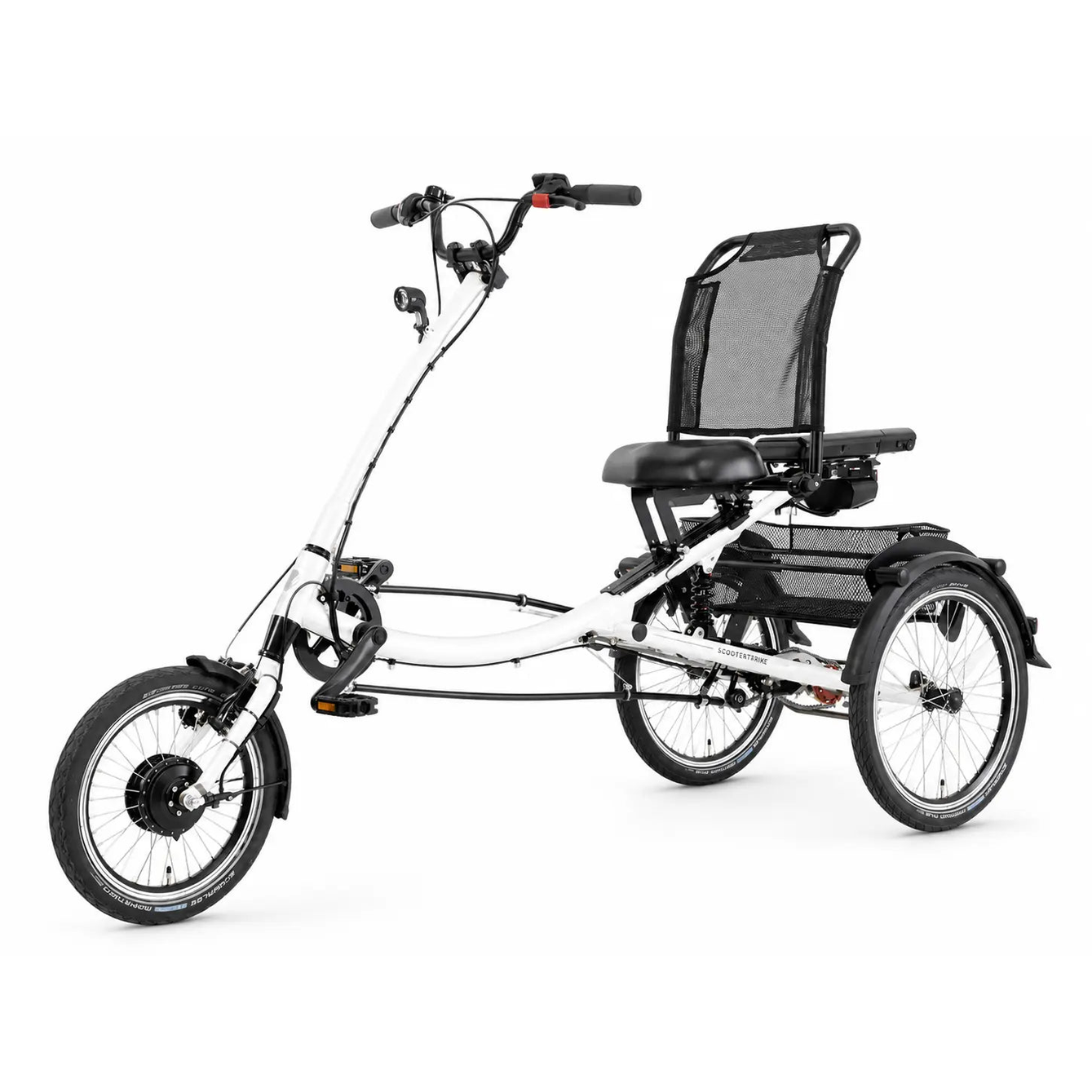 Pfautec Scootertrike FM – Elektrische Driewieler – 324Wh – Wit - AE-trading