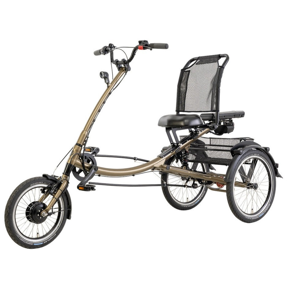 Pfautec Scootertrike FM – Mat Brons/Goud – Elektrische Driewieler – 324Wh - AE-trading
