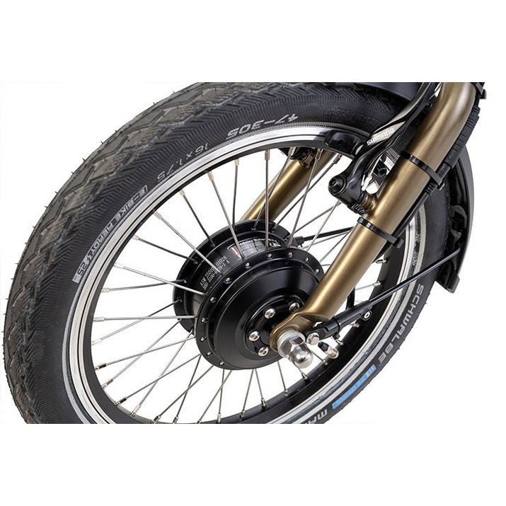 Pfautec Scootertrike FM - Elektrische Driewieler – Ergonomische Comfortzitting - 324Wh – Mat Brons/Goud - AE-trading