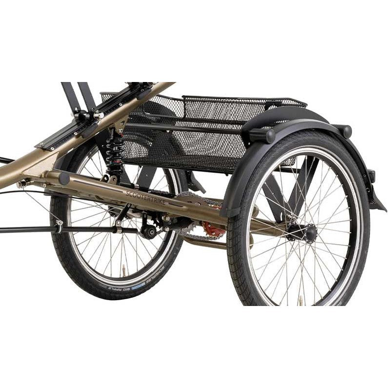 Pfautec Scootertrike FM – Mat Brons/Goud – Ergonomisch Premiumzadel - 504Wh - Elektrische Driewieler - AE-trading