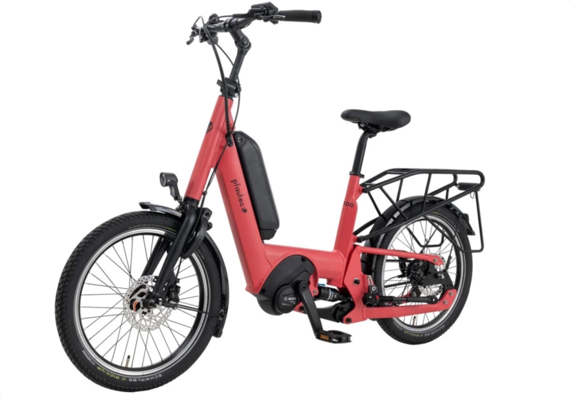 Pfautec Smoo Active Line Plus – Rood – Elektrische Fiets – 545Wh accu – Bosch middenmotor – Shimano Nexus 7 – Hydraulische schijfremmen