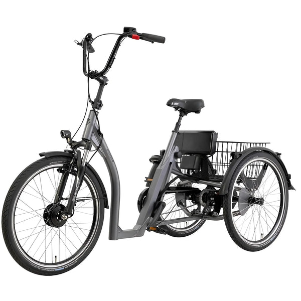 Pfautec Tamo FM – Elektrische Driewieler - 324 Wh - Mat Blauwgrijs - AE-trading